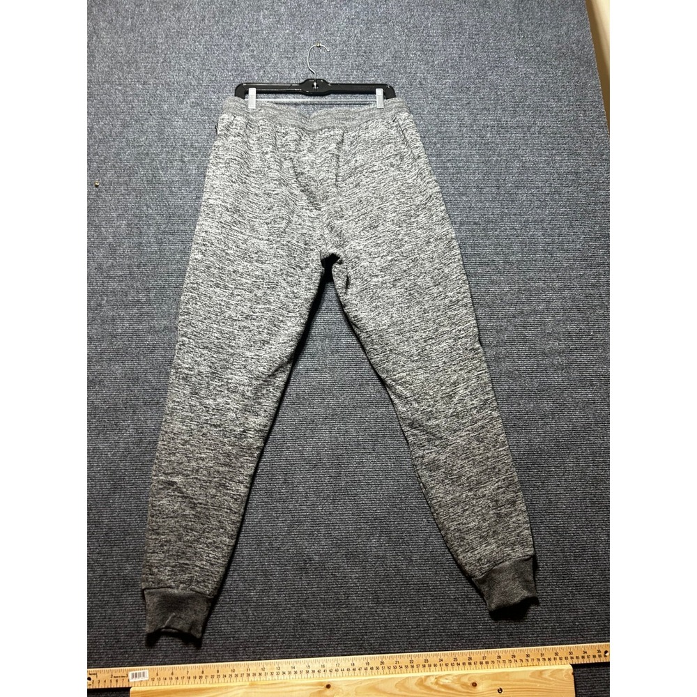 Beverly Hills Polo Club Joggers Men Large Gray Excellent Moto Knit Sweatpants - Picture 4 of 8